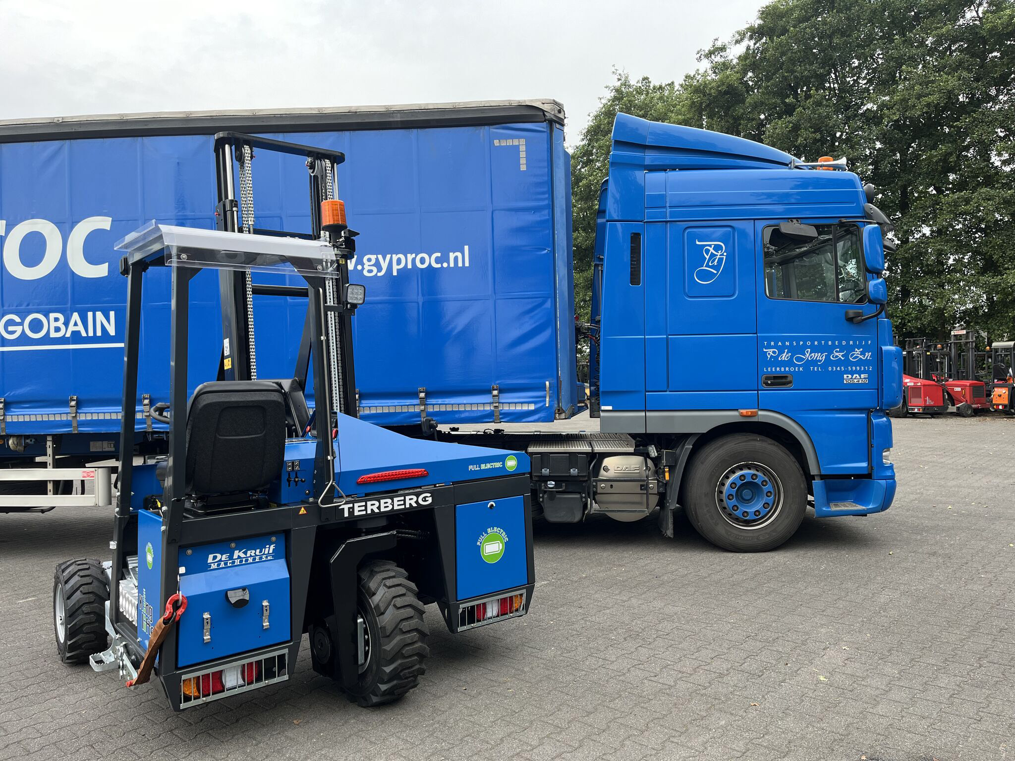 Emissievrij lossen op de bouwplaats met de Kinglifter E-TKL